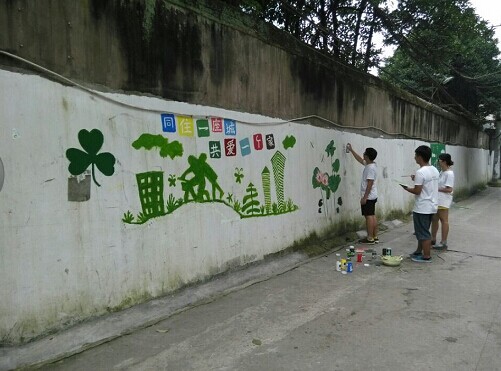 beat365官方网站建工学院“三叶草”环保志愿者开展环保宣传活动